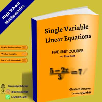 Solving Single Variable Linear Equations